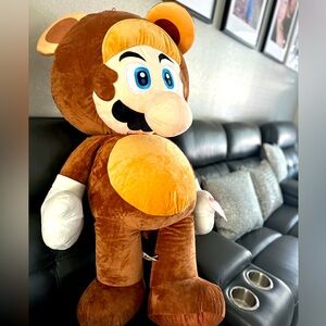 Nintendo Mario Bros TANOOKI
RACCOON Jumbo 44" Stuffed 
Video Game Toy